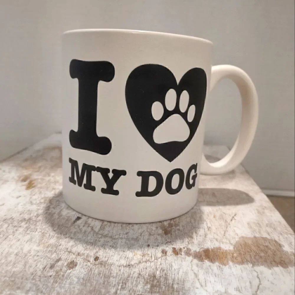 👍Large I Love my DOG XL Mug 16 ounce. C7